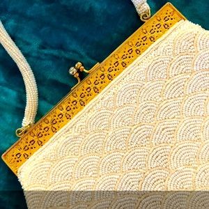 Vintage Gold Accent Purse